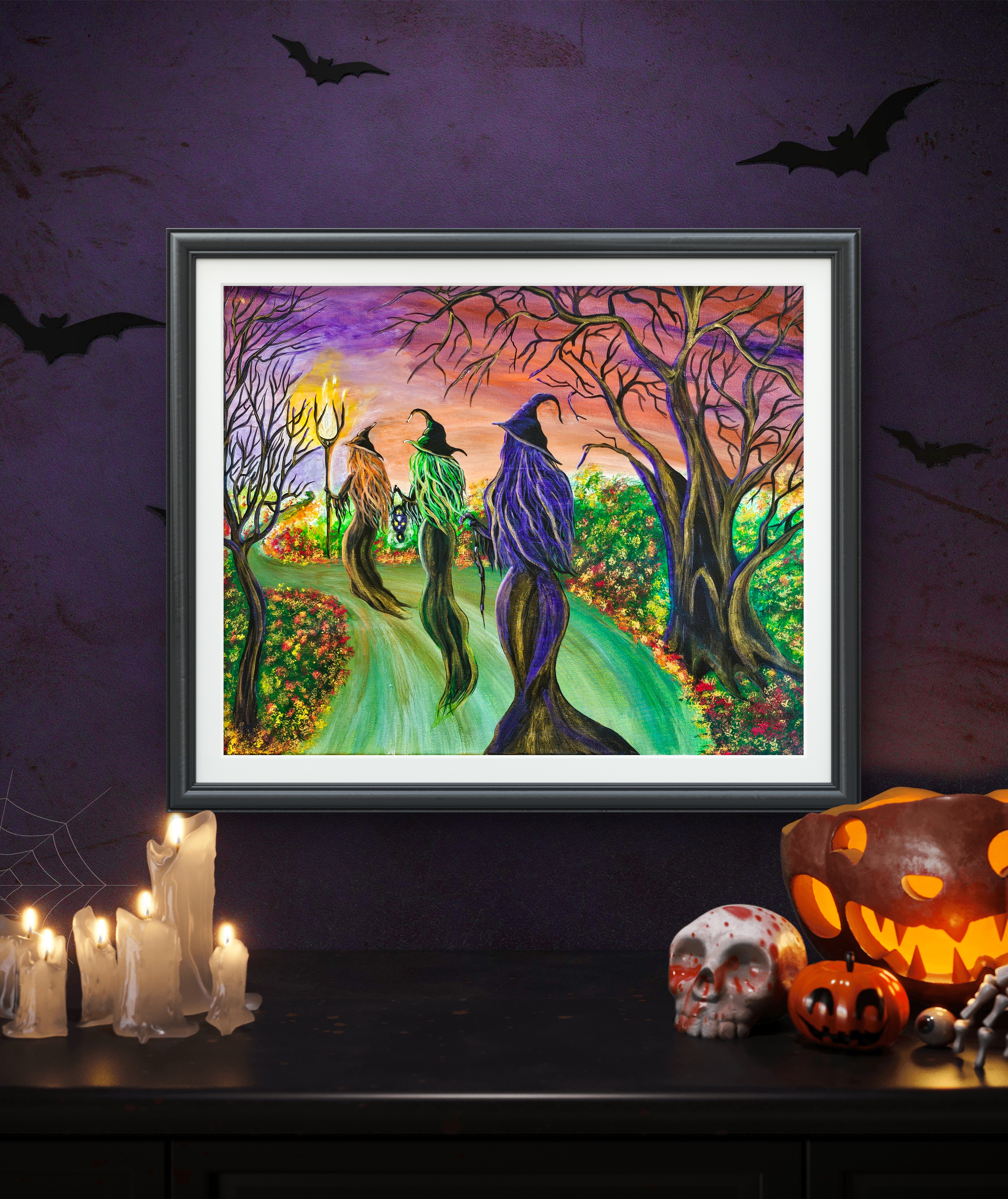 The Witches Walk Art Print