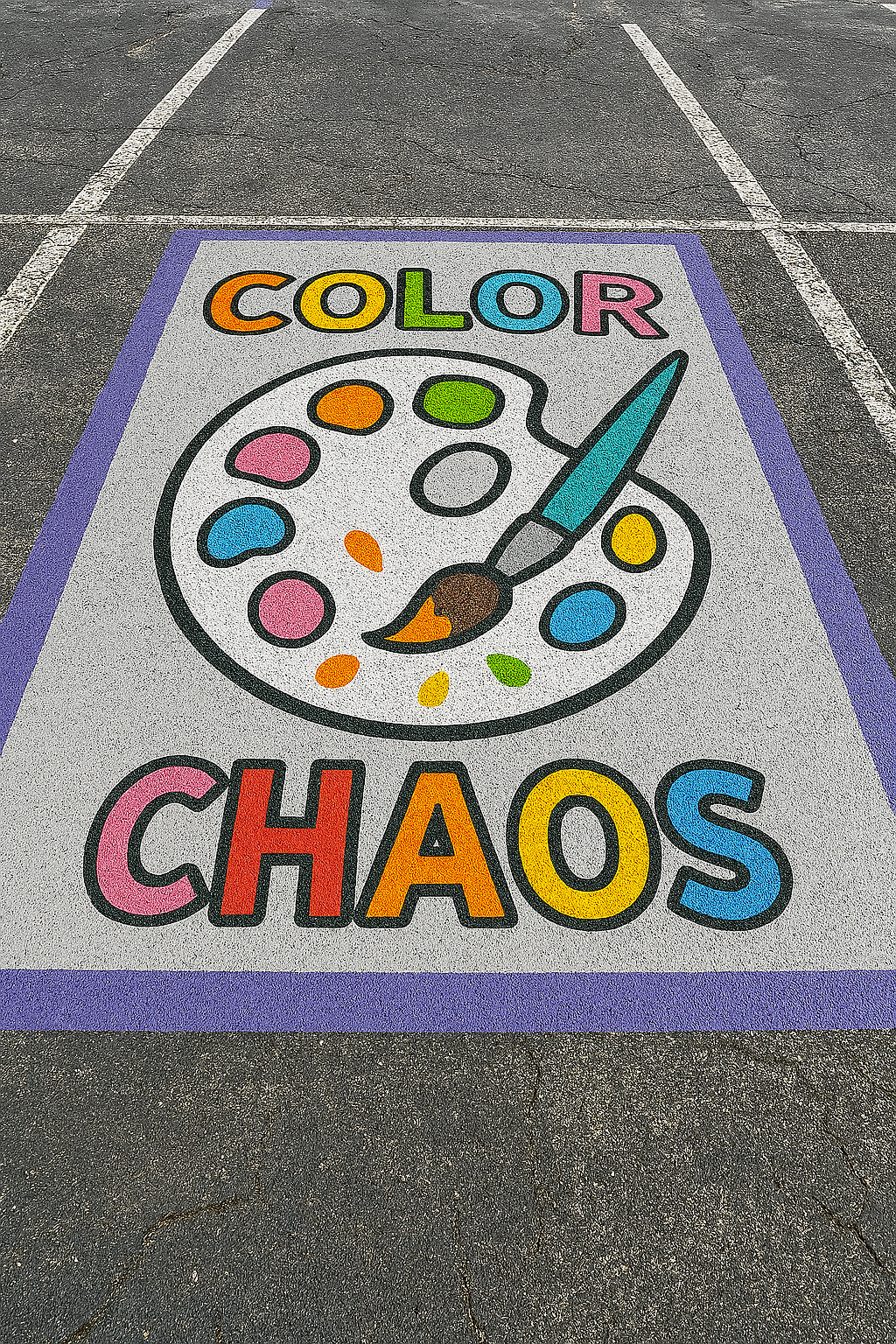 Personalized Senior Parking Space Artwork