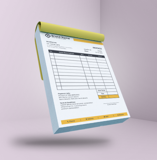 Custom Invoice Books (Duplex)
