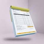 2 Custom Invoice Books (Triplicate)