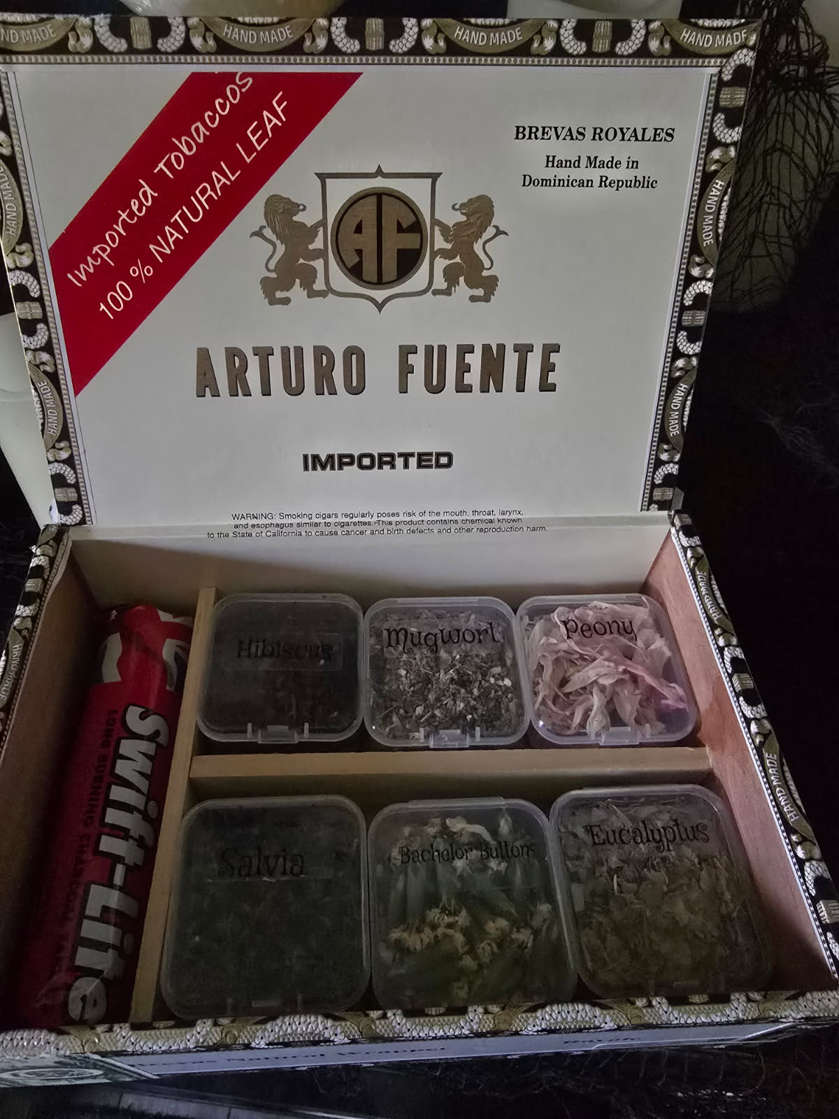 Aroma mediation cigar box  "Arturo Fuente"