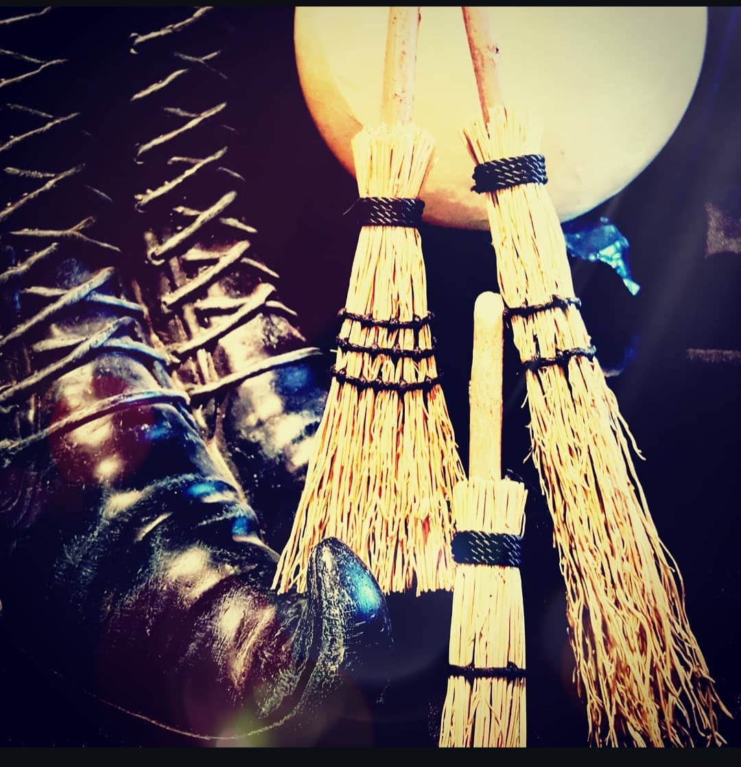 Natural Hand tied Alter Besoms