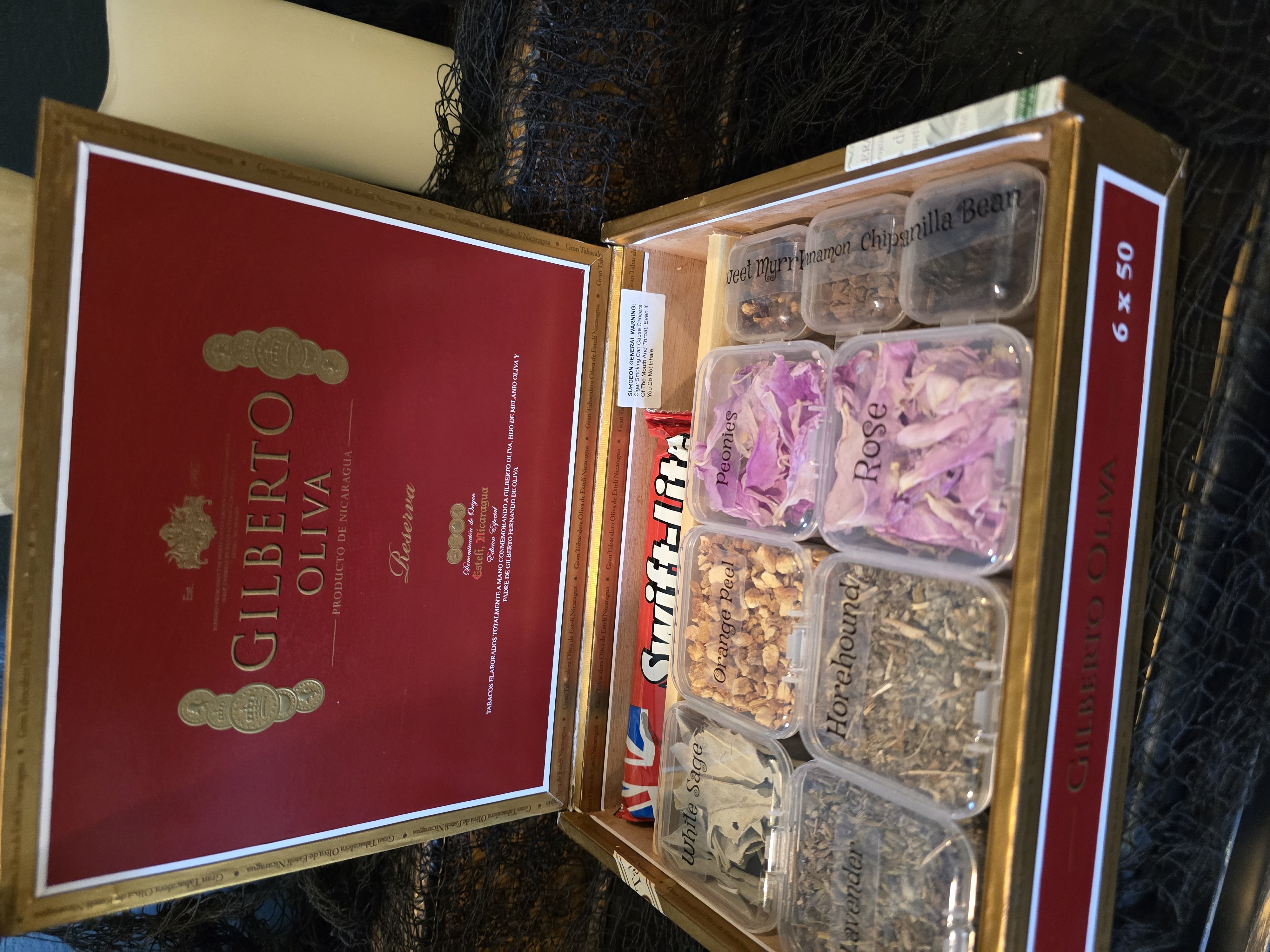 Aroma mediation cigar box  "Gilberto Olivia"