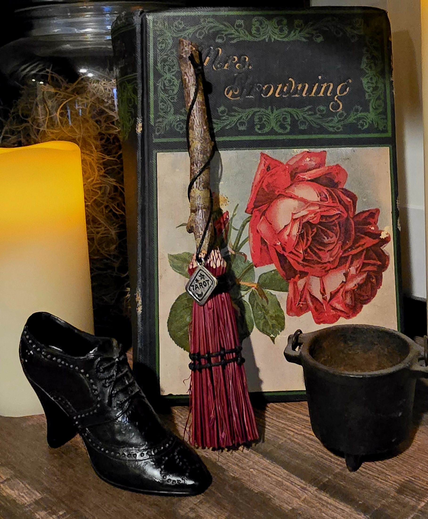 Wine Hand tied Alter Besoms