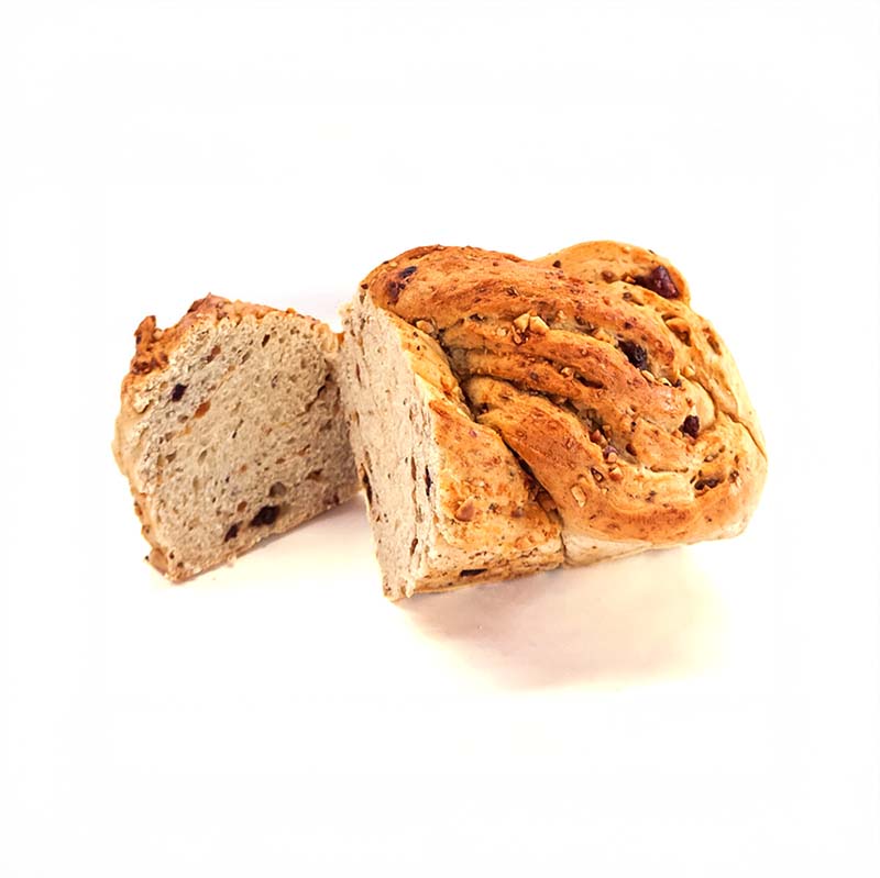 Trenza de Nueces y Arándanos