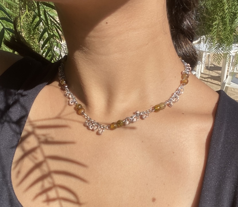 Agate Forest Necklace