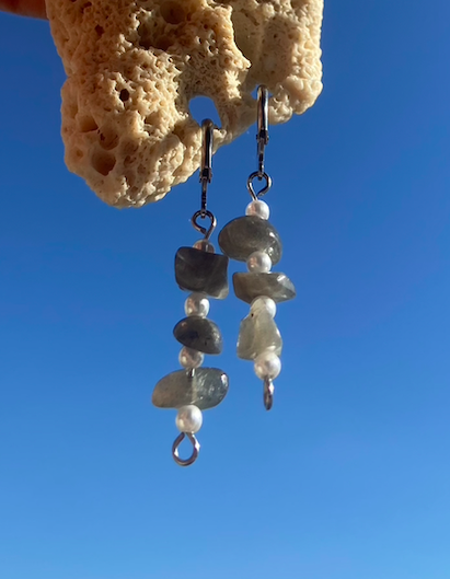 Labradorite Earrings