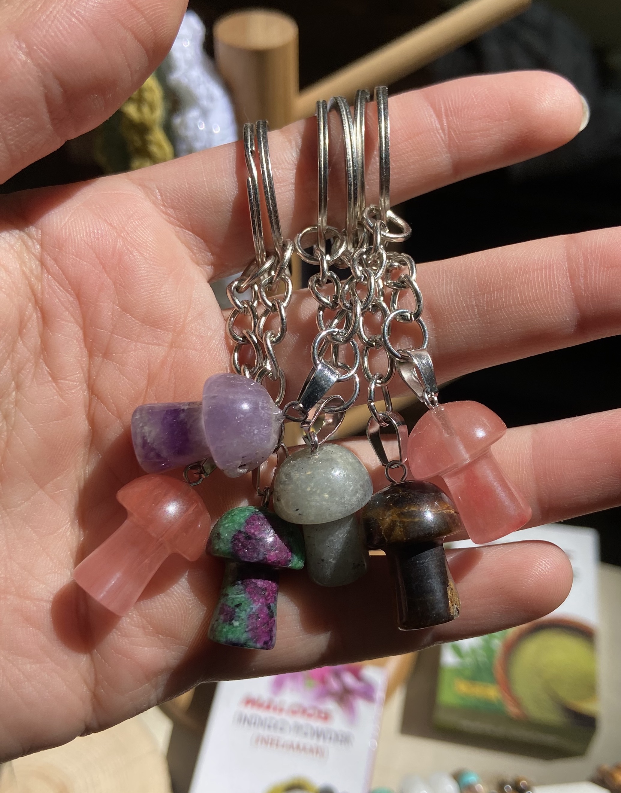 Enchanted Mushroom Keychain