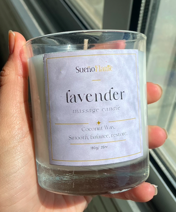 Big Coconut Massage Candle