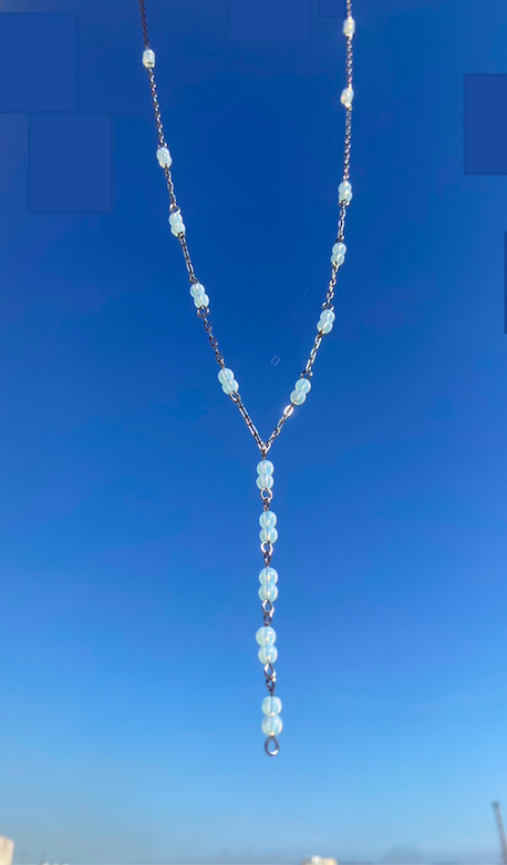 Opalite Rosary Necklace