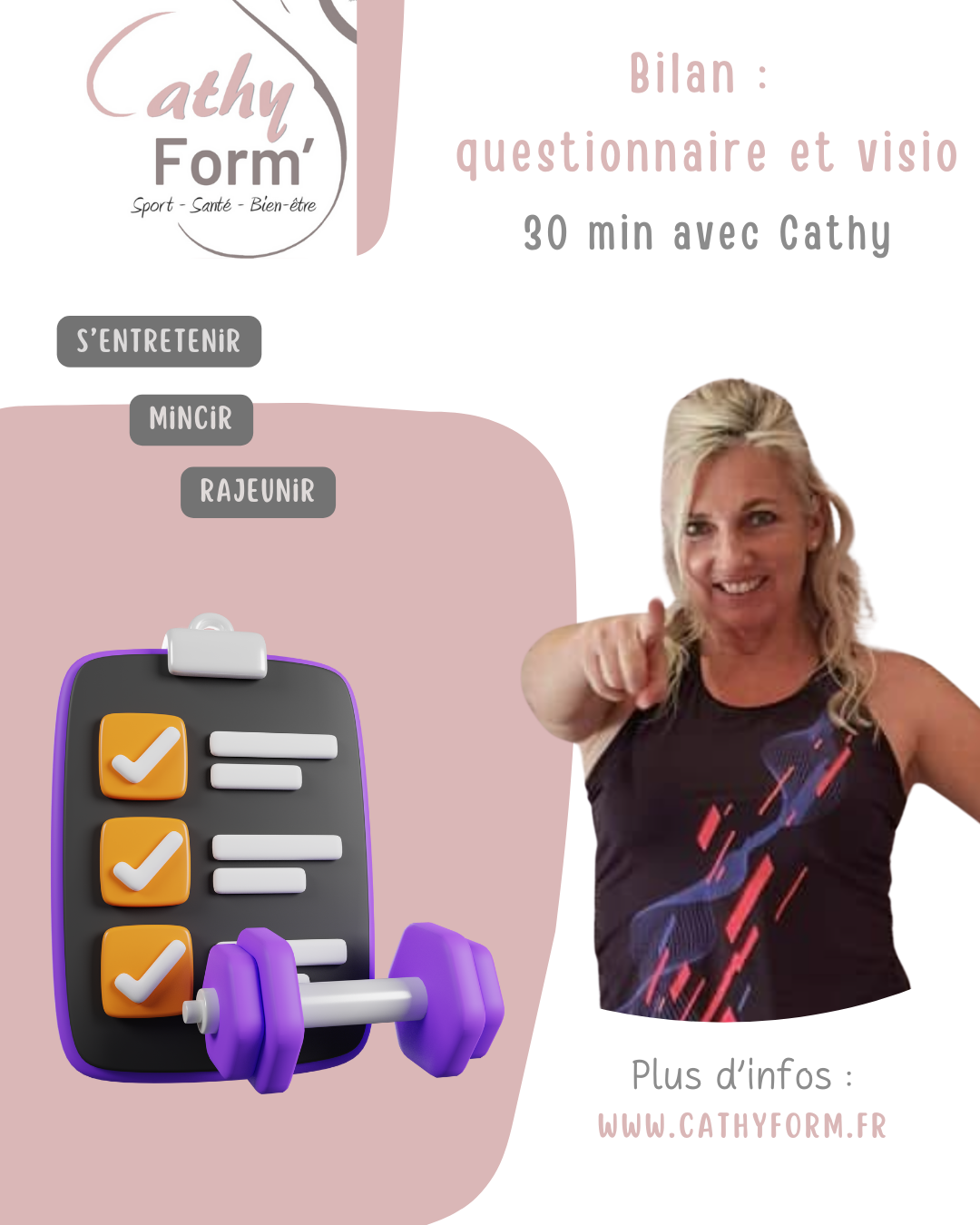 Bilan : questionnaire et visio