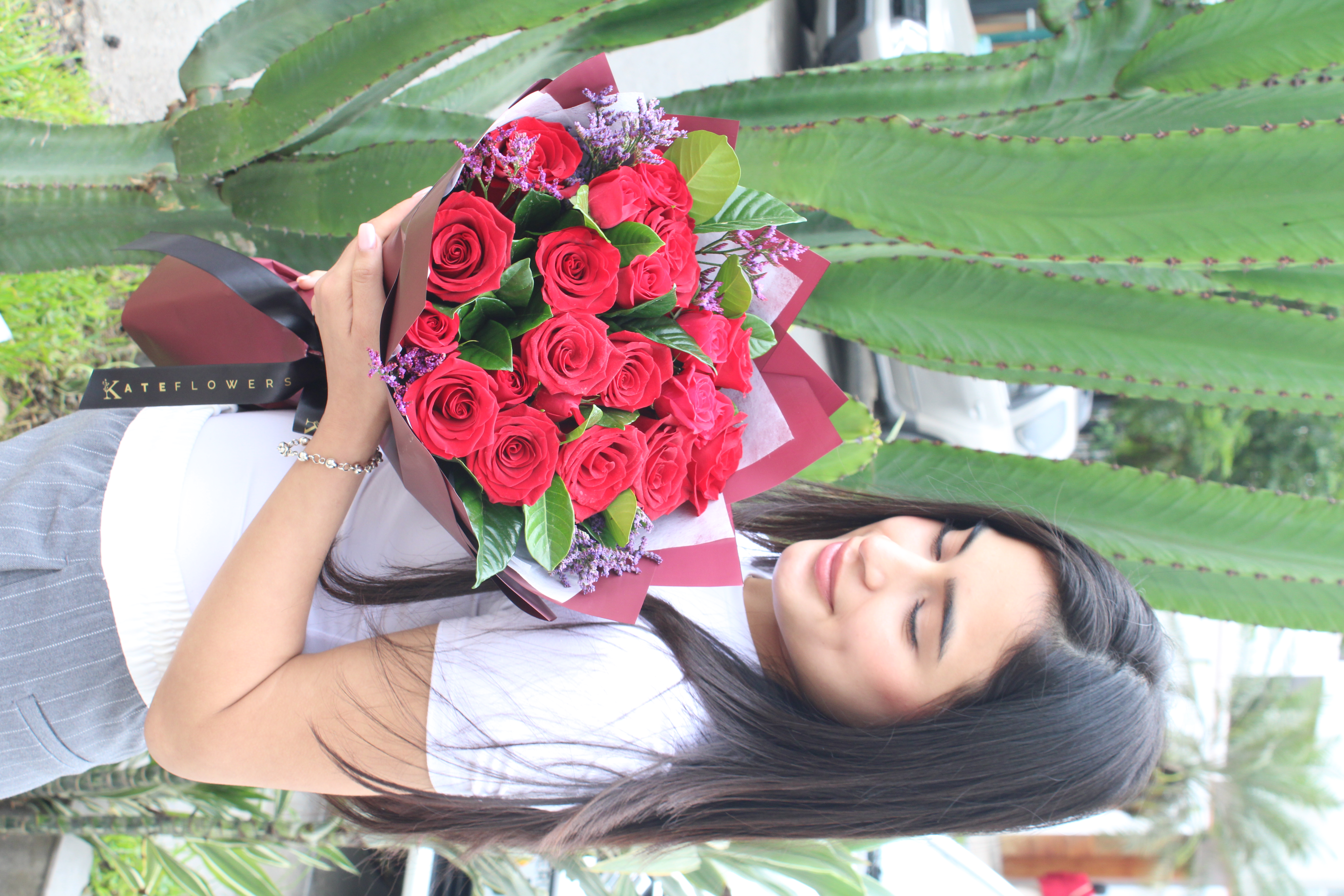 Ramo de 25 rosas rojas