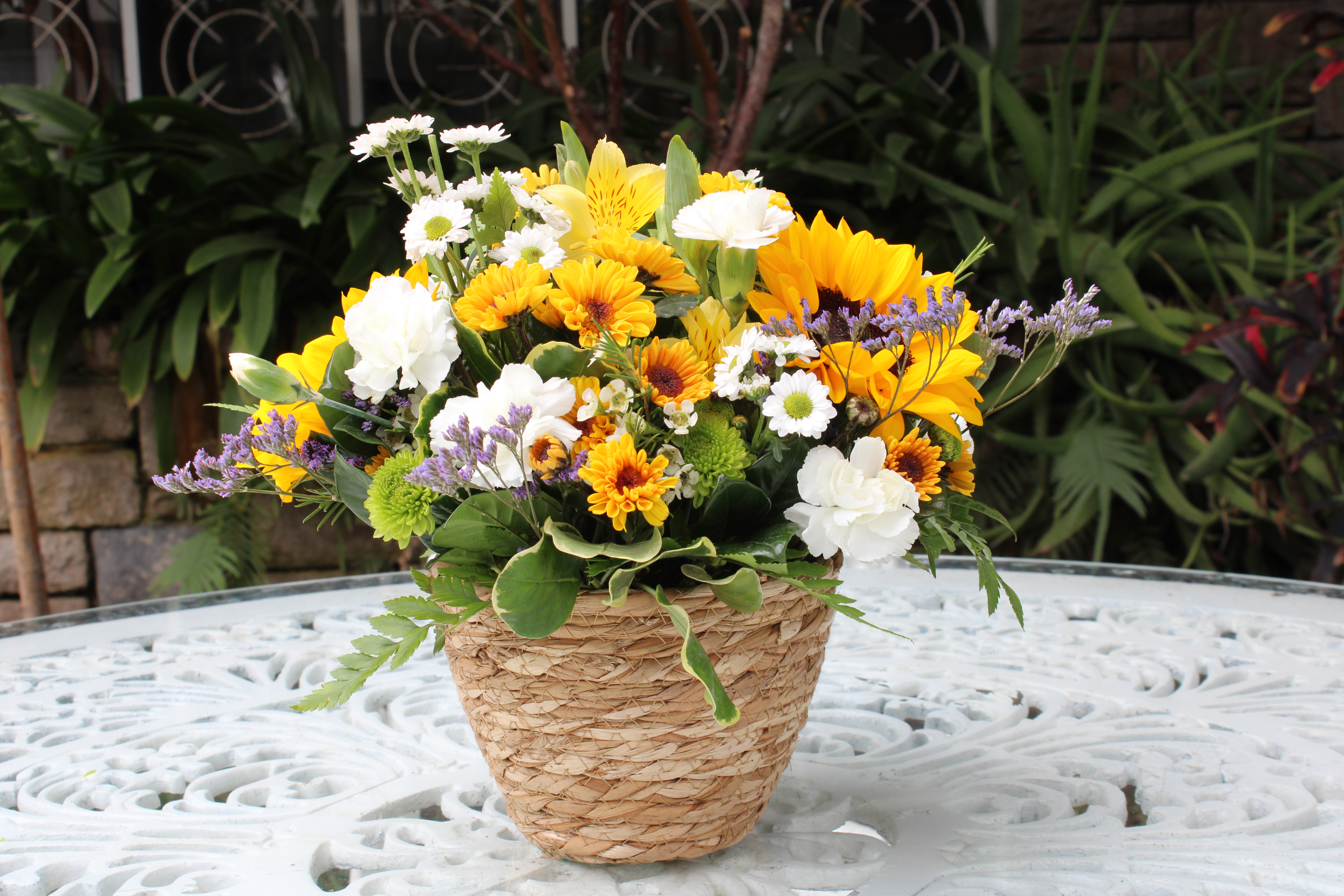 Canasta floral