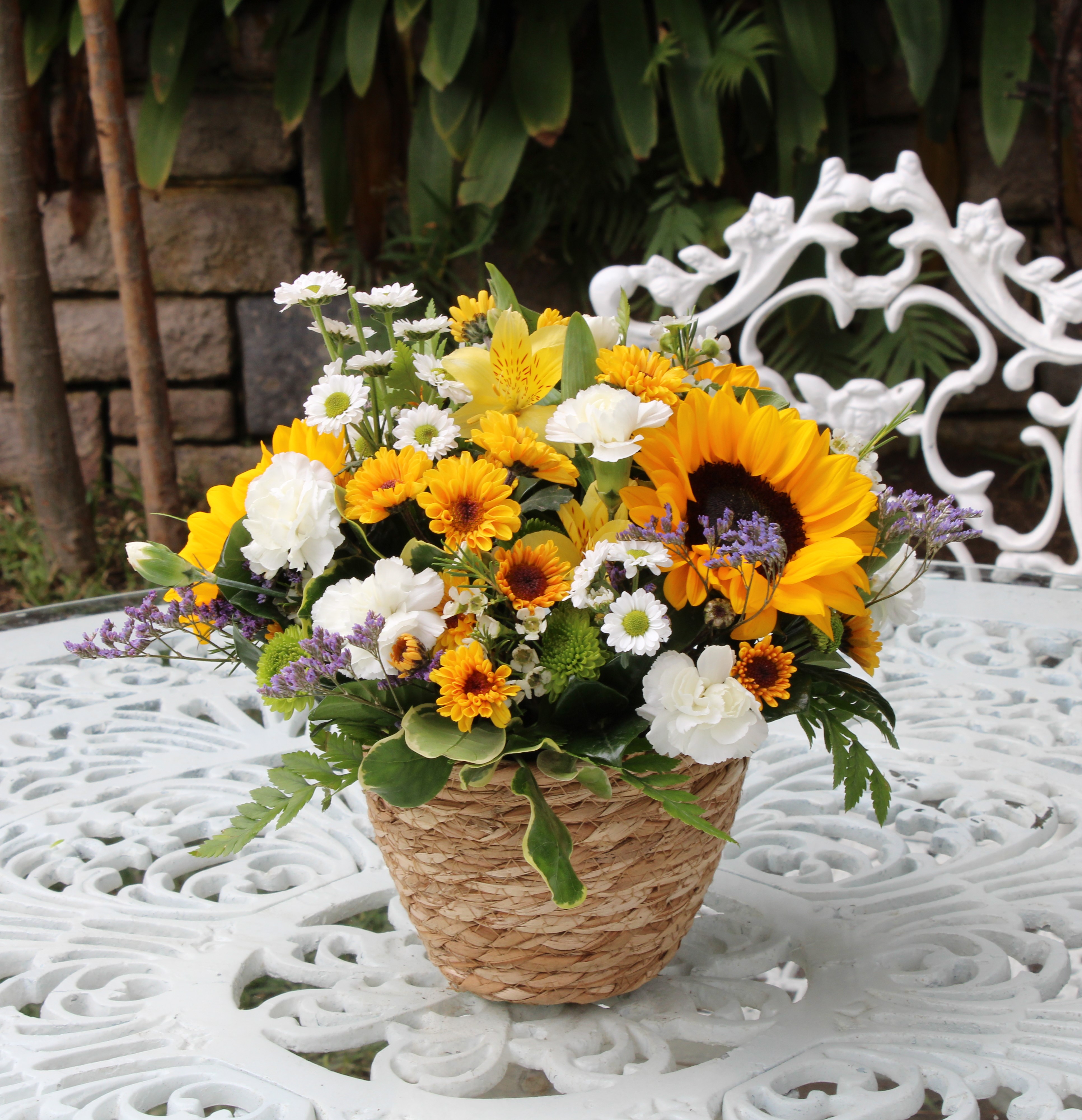 Canasta floral
