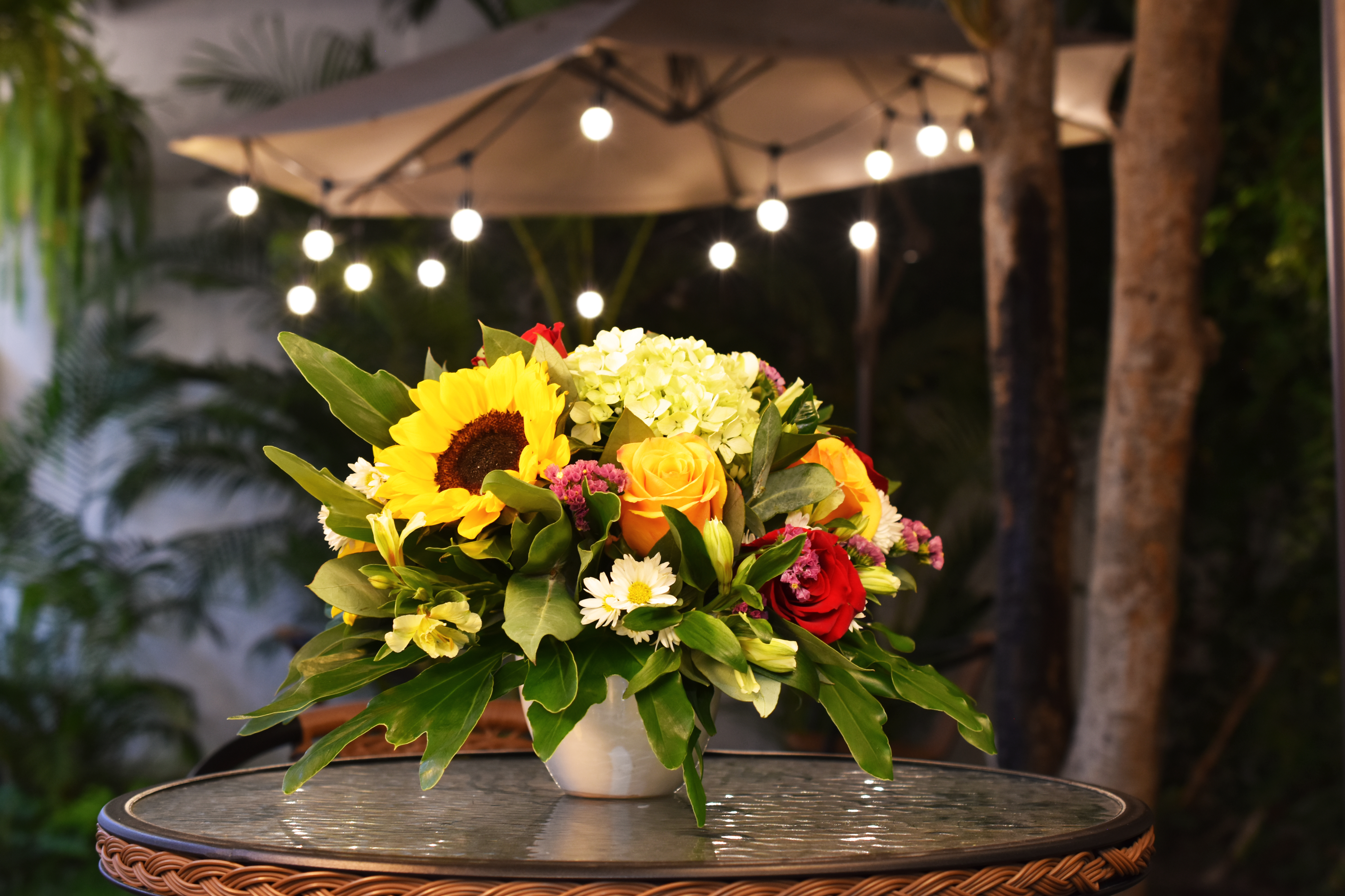 Centro de mesa primaveral