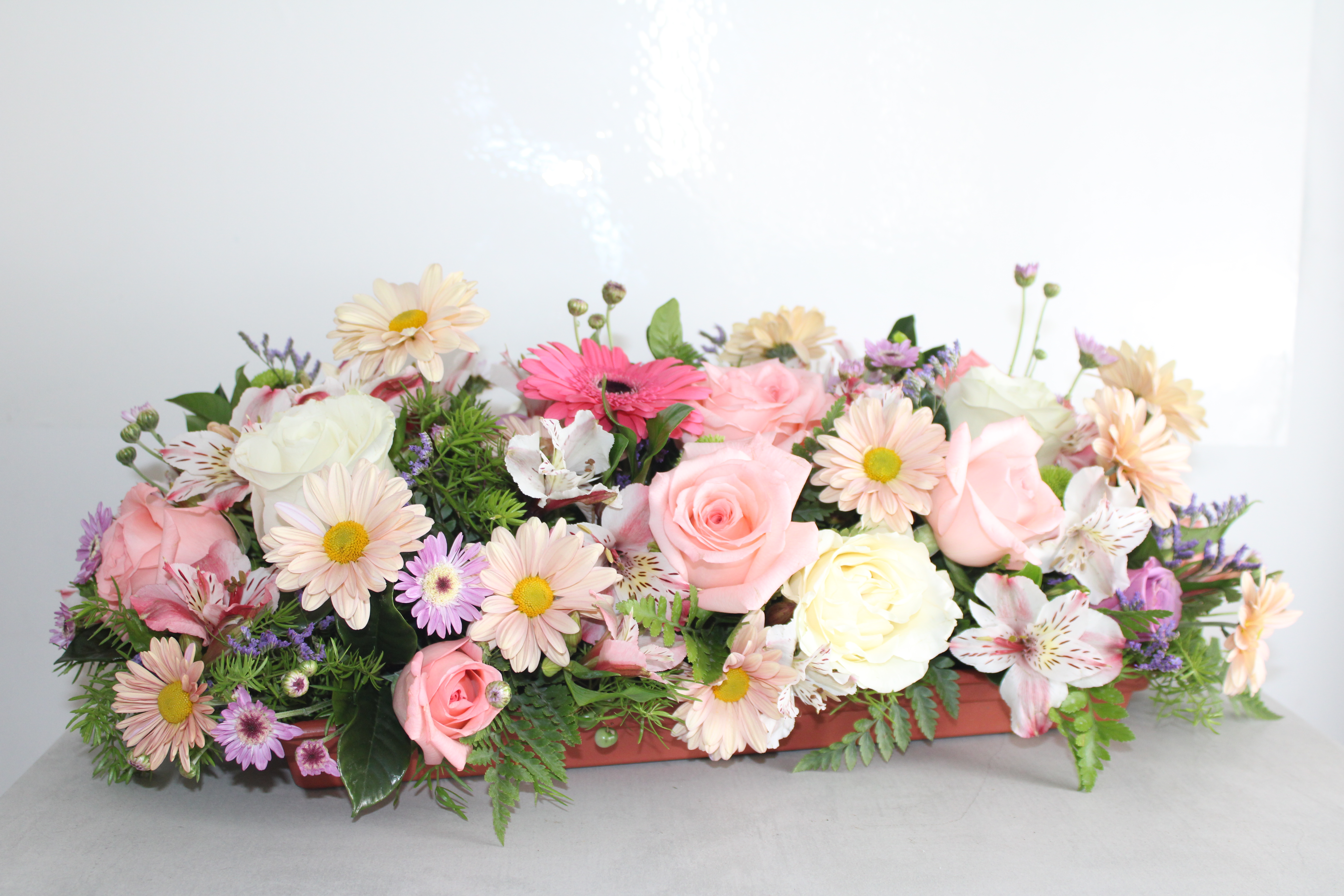 Camino de mesa floral