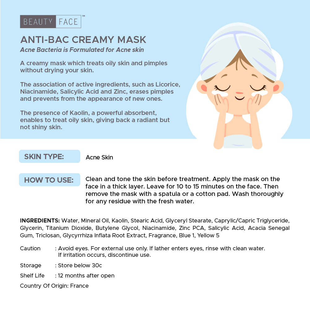 Beauty Face Anti-Bac Creamy Mask