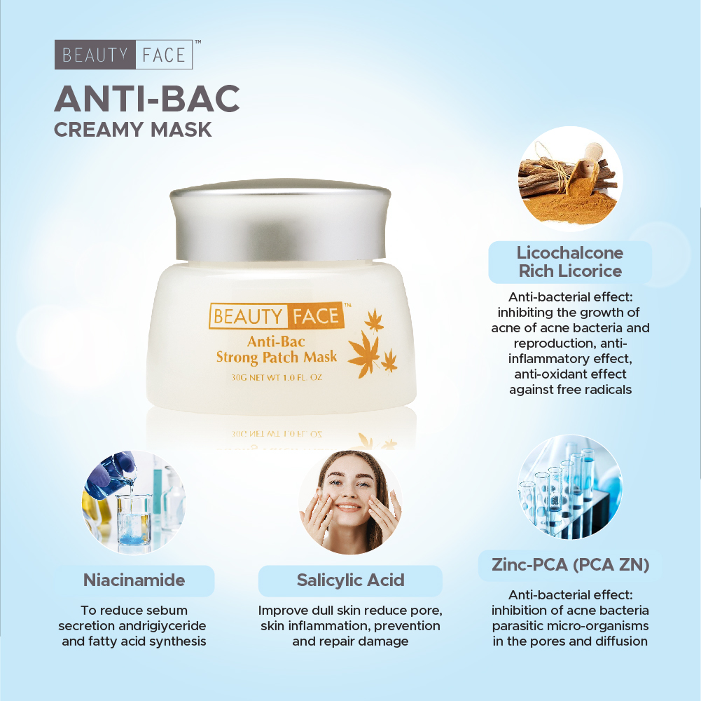 Beauty Face Anti-Bac strong patch Mask