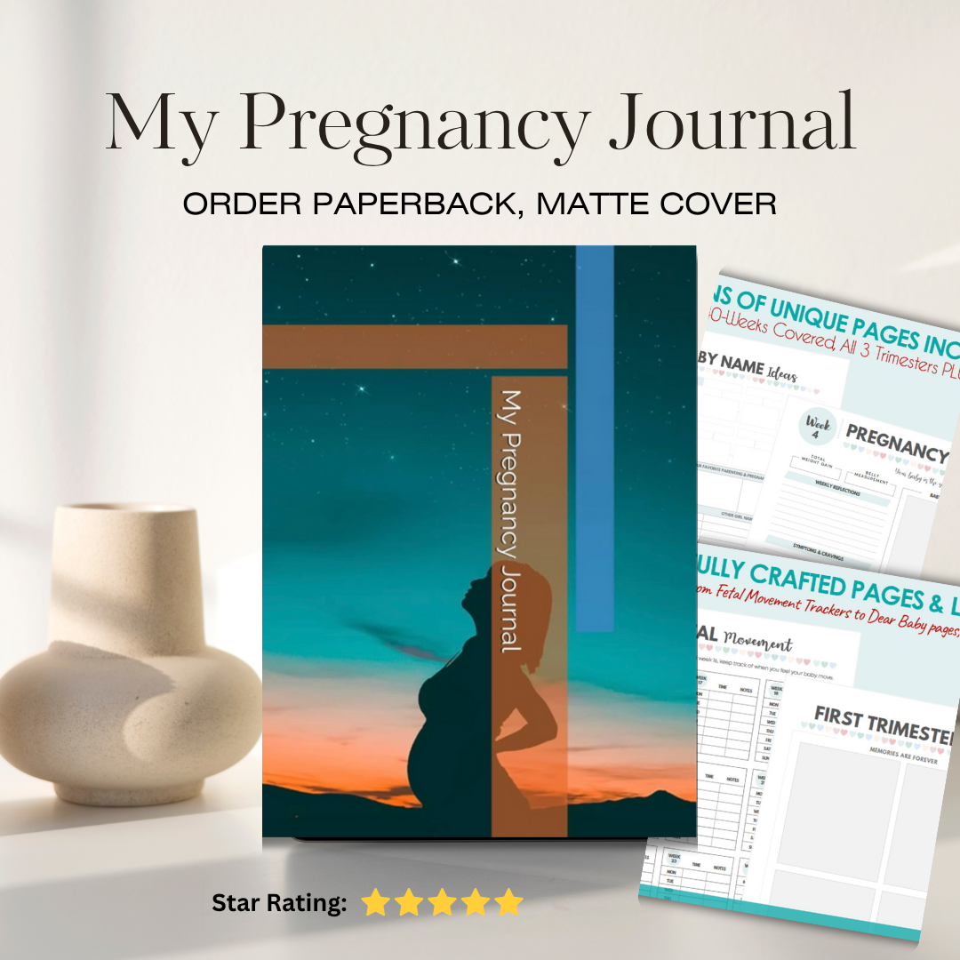 Paperback Printed Pregnancy Journal