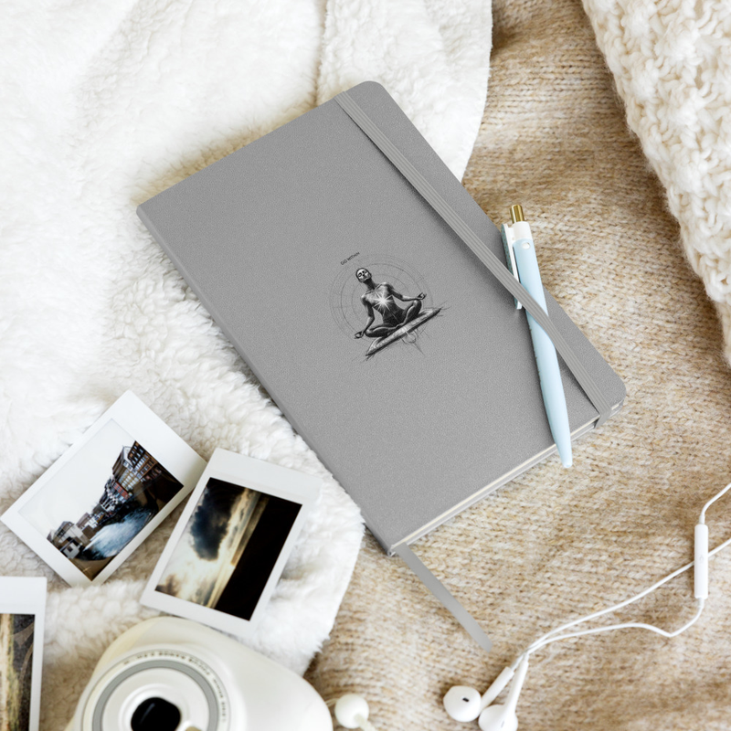 Go Within Gray Meditation Travel Journal Notebook