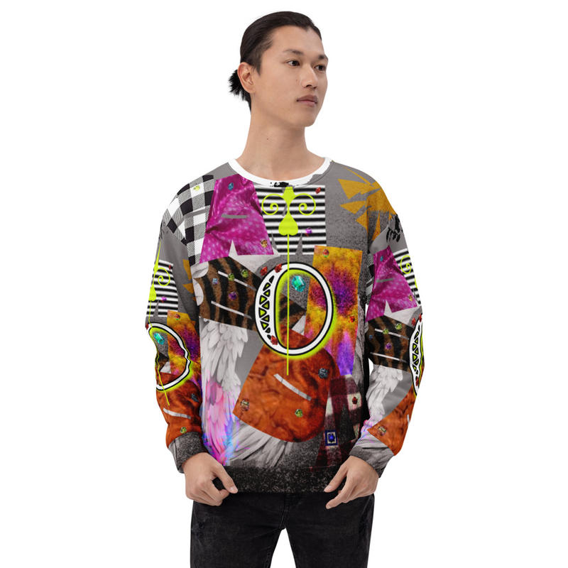 Cambodia Identity – Abstract Pattern Mix Unisex Sweatshirt