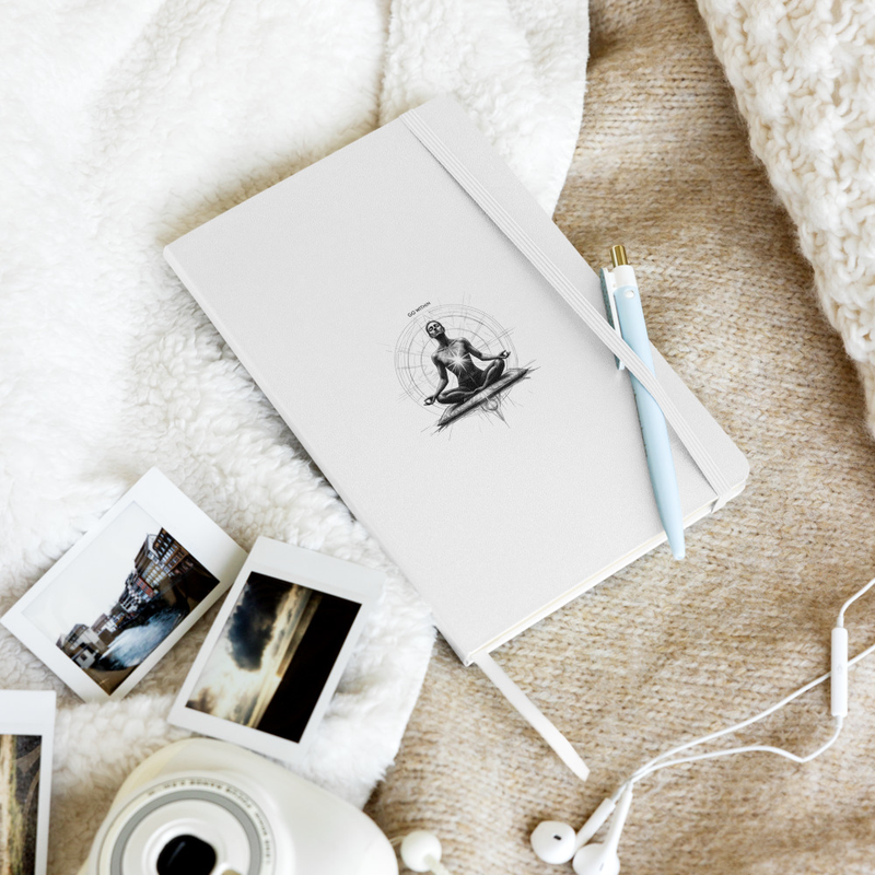 Go Within Gray Meditation Travel Journal Notebook