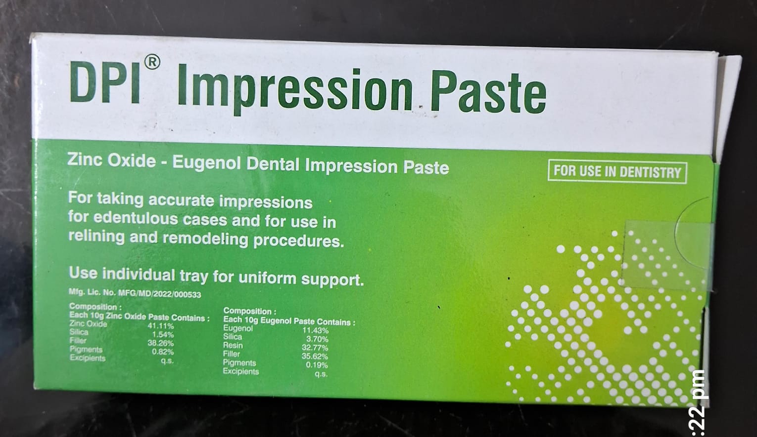 DPI Impression Paste