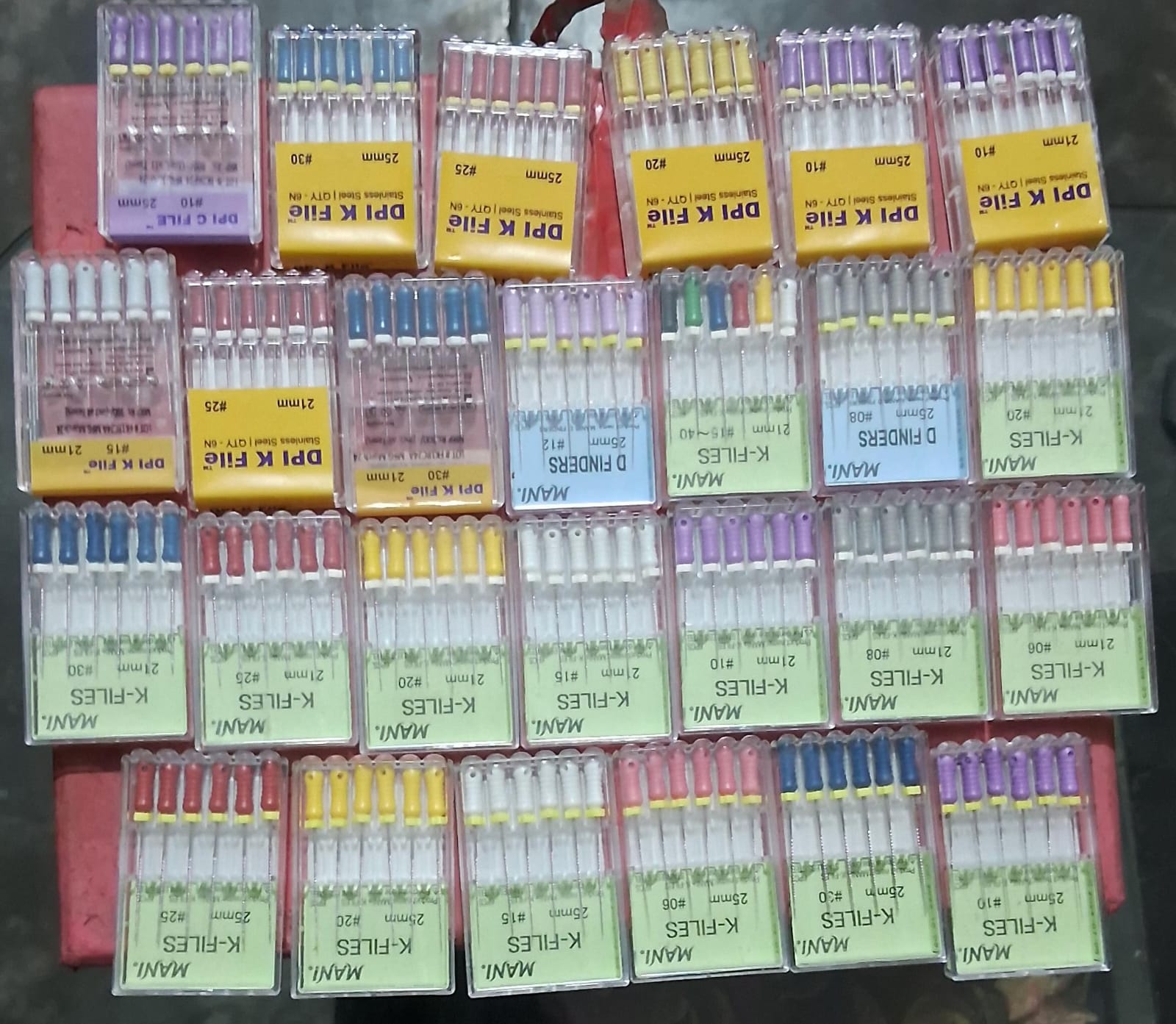 Assorted Dental Endodontic Files