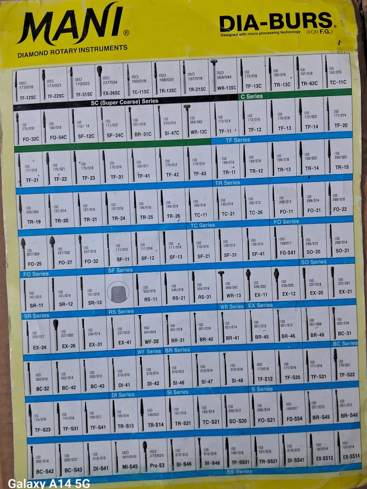 MANI Diamond Rotary Instruments Dia-Burs