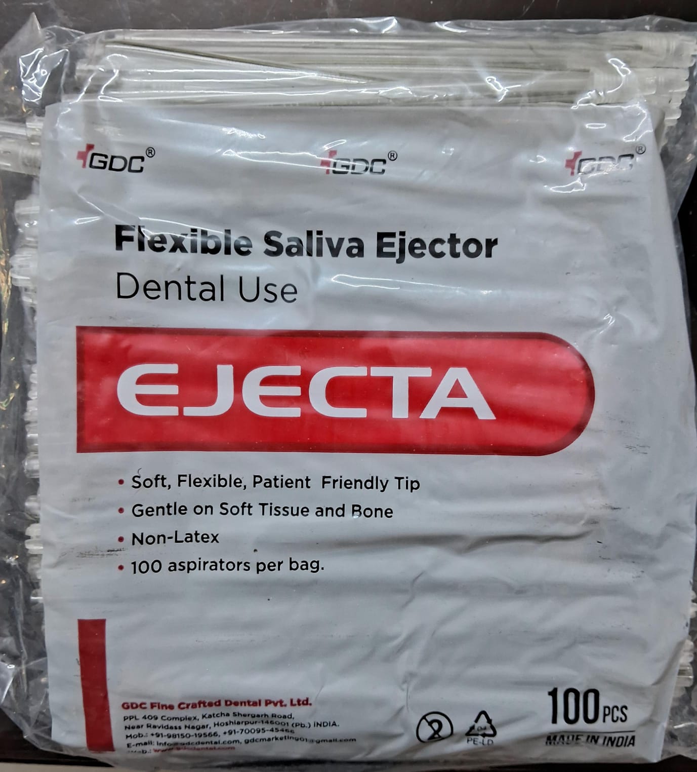 Flexible Saliva Ejector