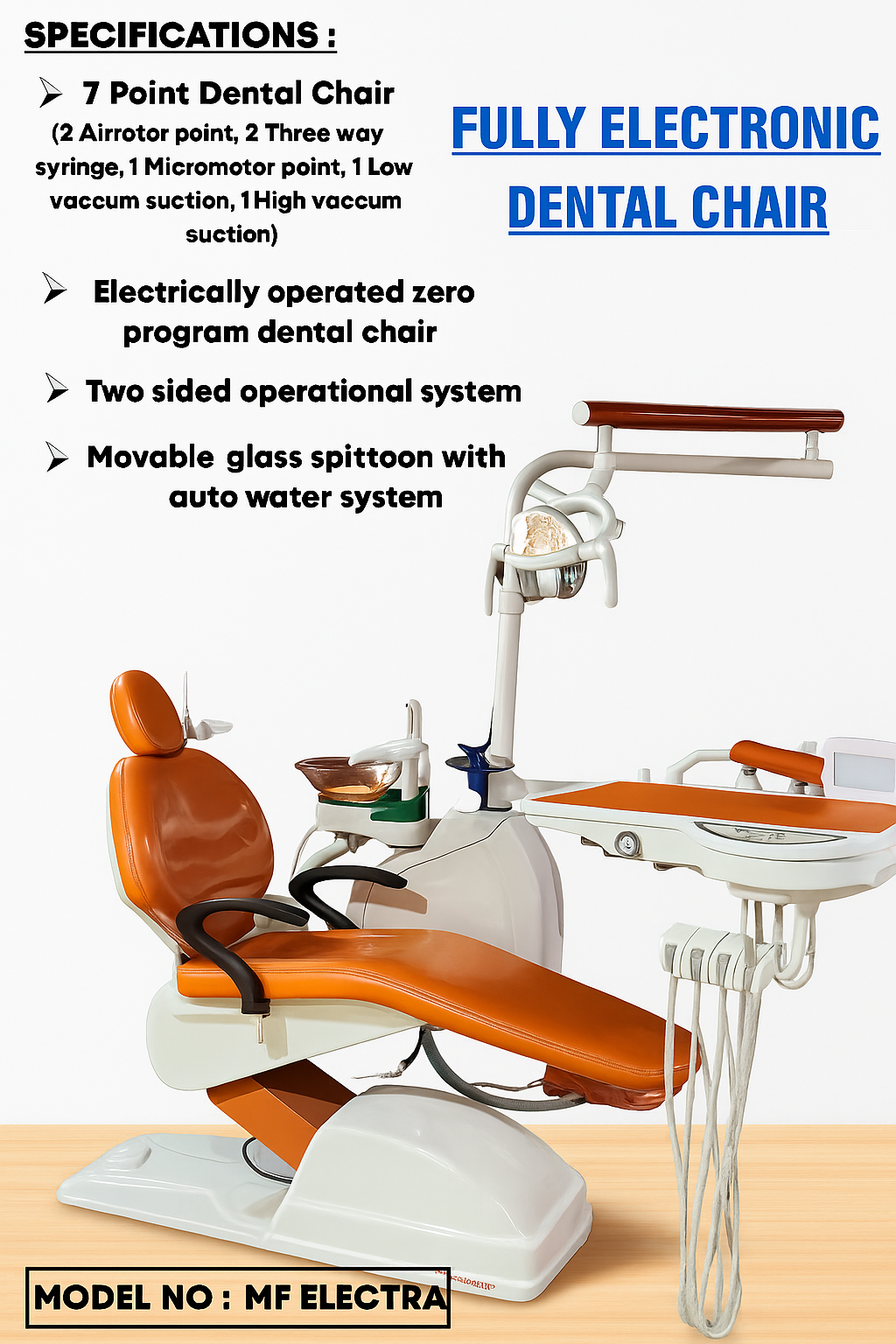 Fully Electronic Dental Chair