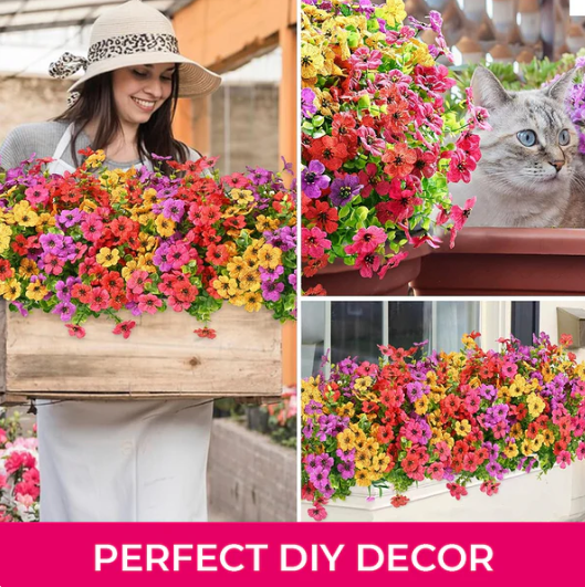 🔥 Last Day 50% OFF 🔥 Realistic UV-Resistant Outdoor Flowers – Zero Maintenance