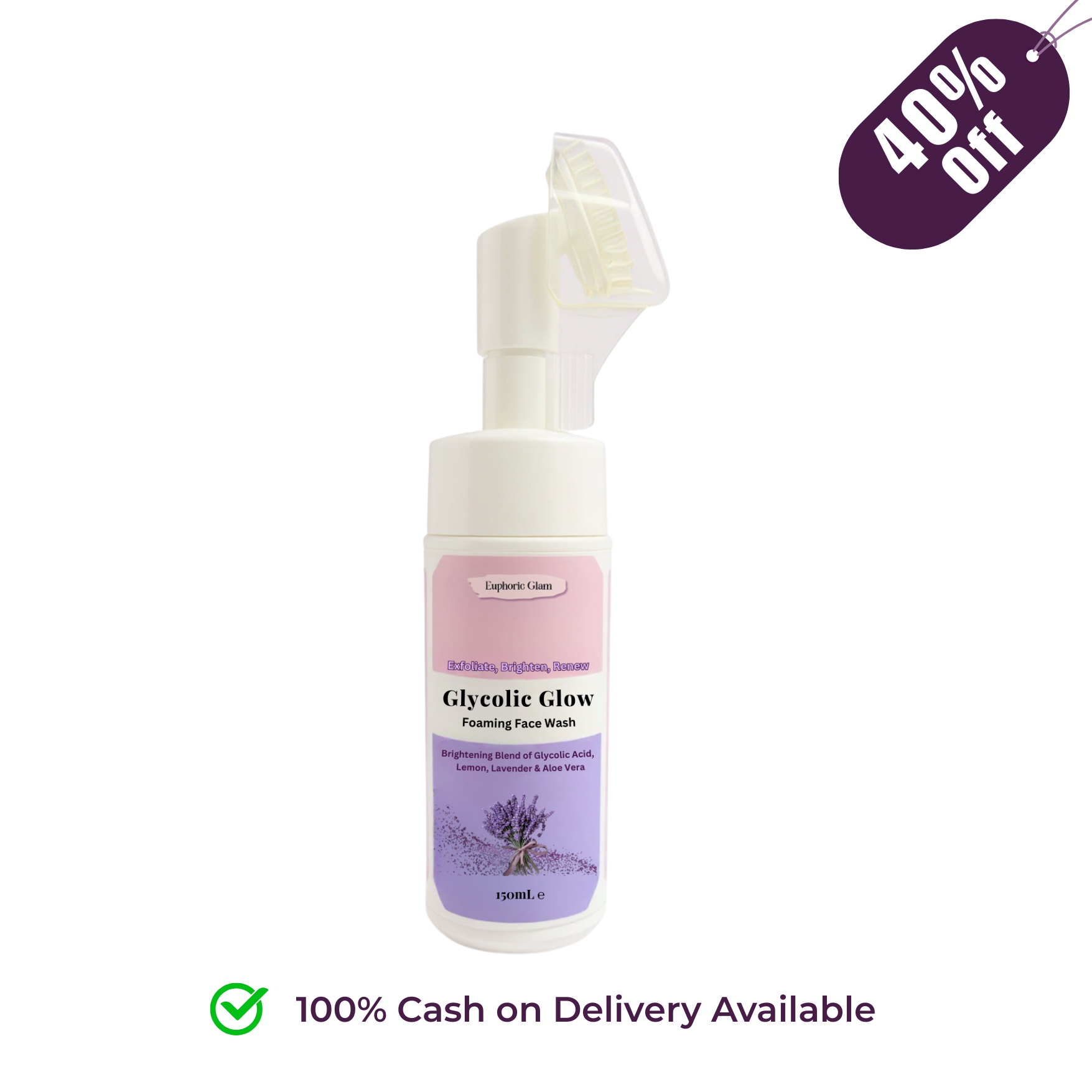 Glycolic Glow Face Wash (Anti-Texture)