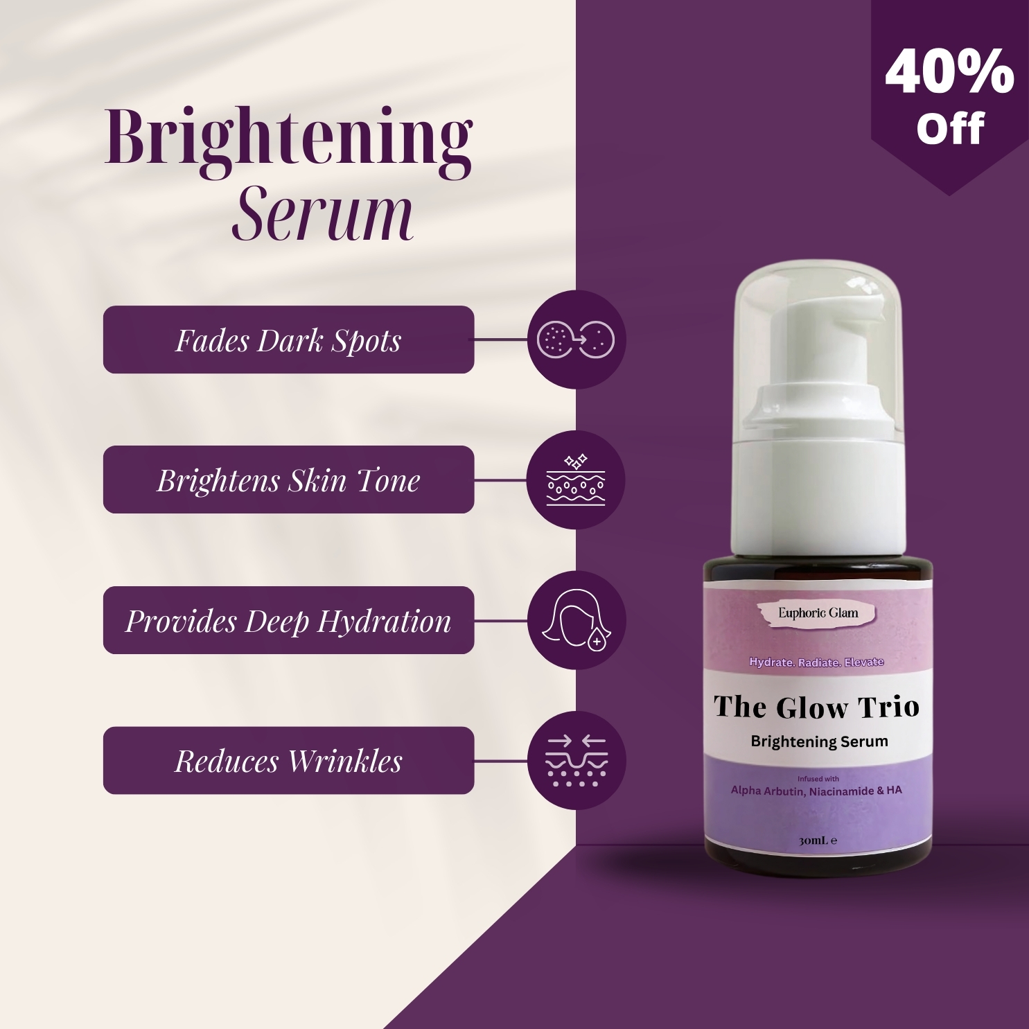 The Glow Trio Serum (Dark Spot Corrector)