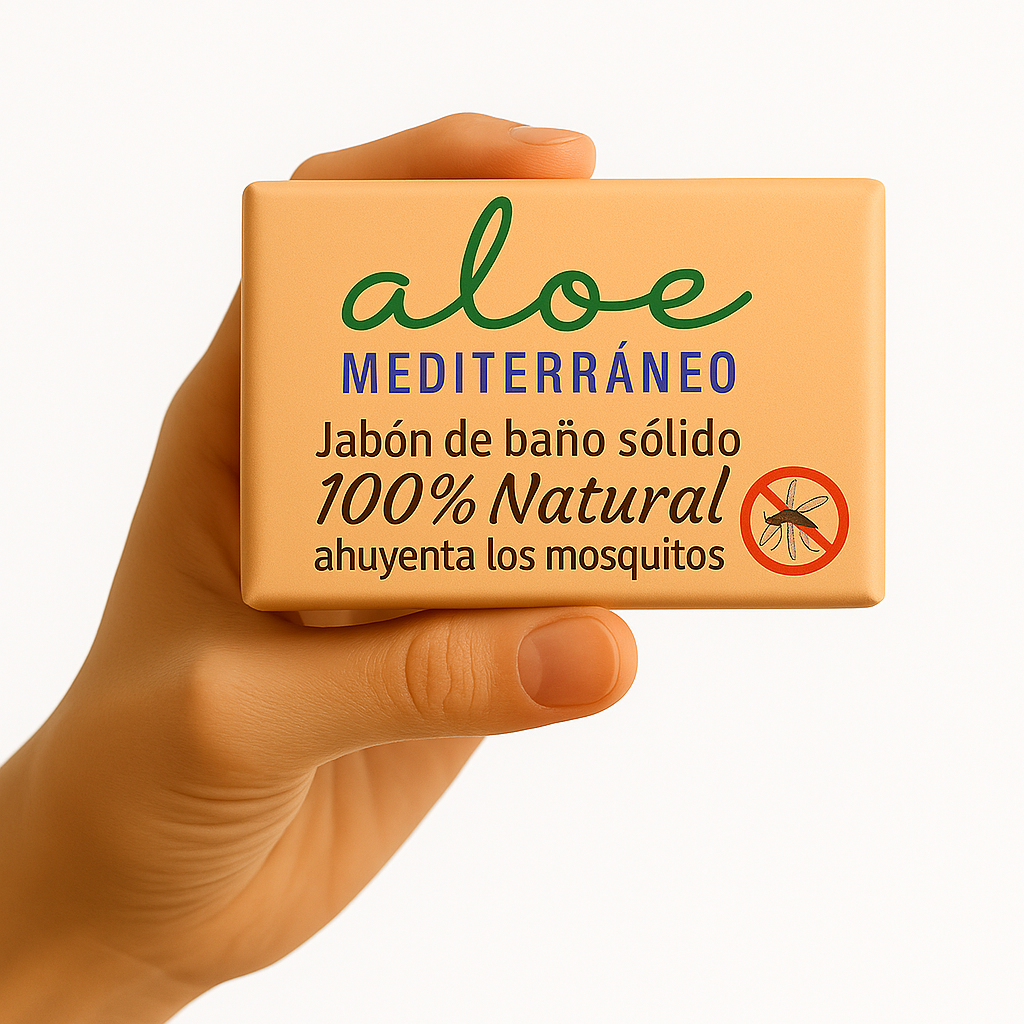 Jabón de baño sólido Aloe Mediterráneo
