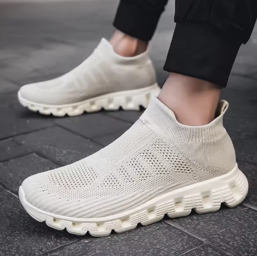 Lightweight Knit Slip-On Sneakers
