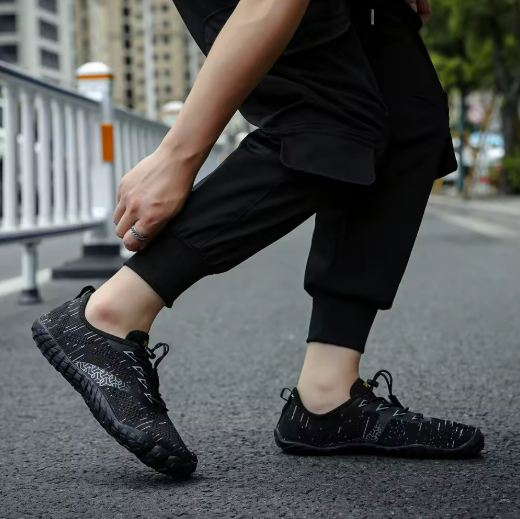 Lightweight Black Sport Shoes