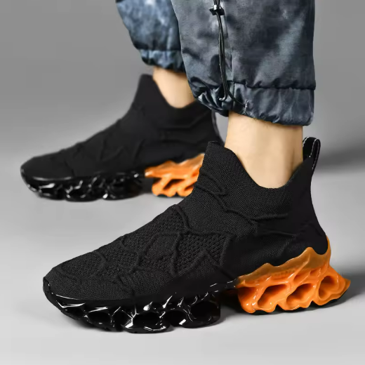 Futuristic Knit Sneakers
