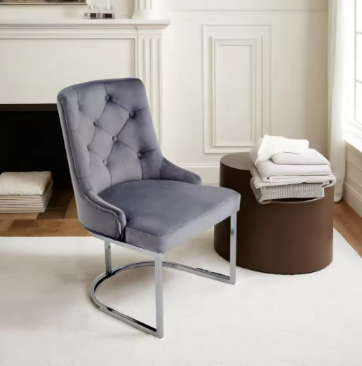 Modern Velvet Accent Chair
