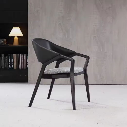 Modern Black Armchair