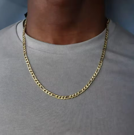 Gold Figaro Chain Necklace