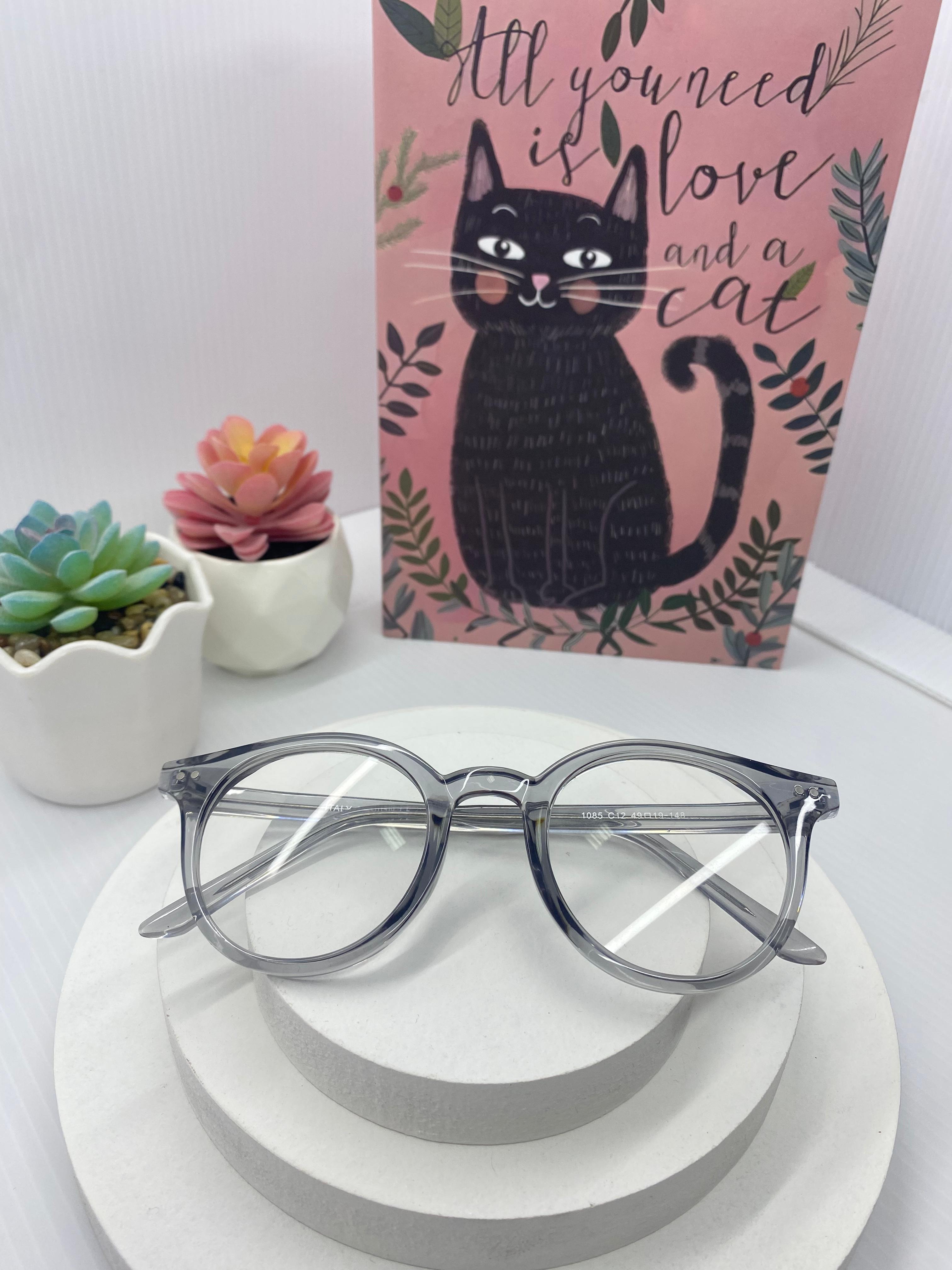 Transparent Round Eyeglasses