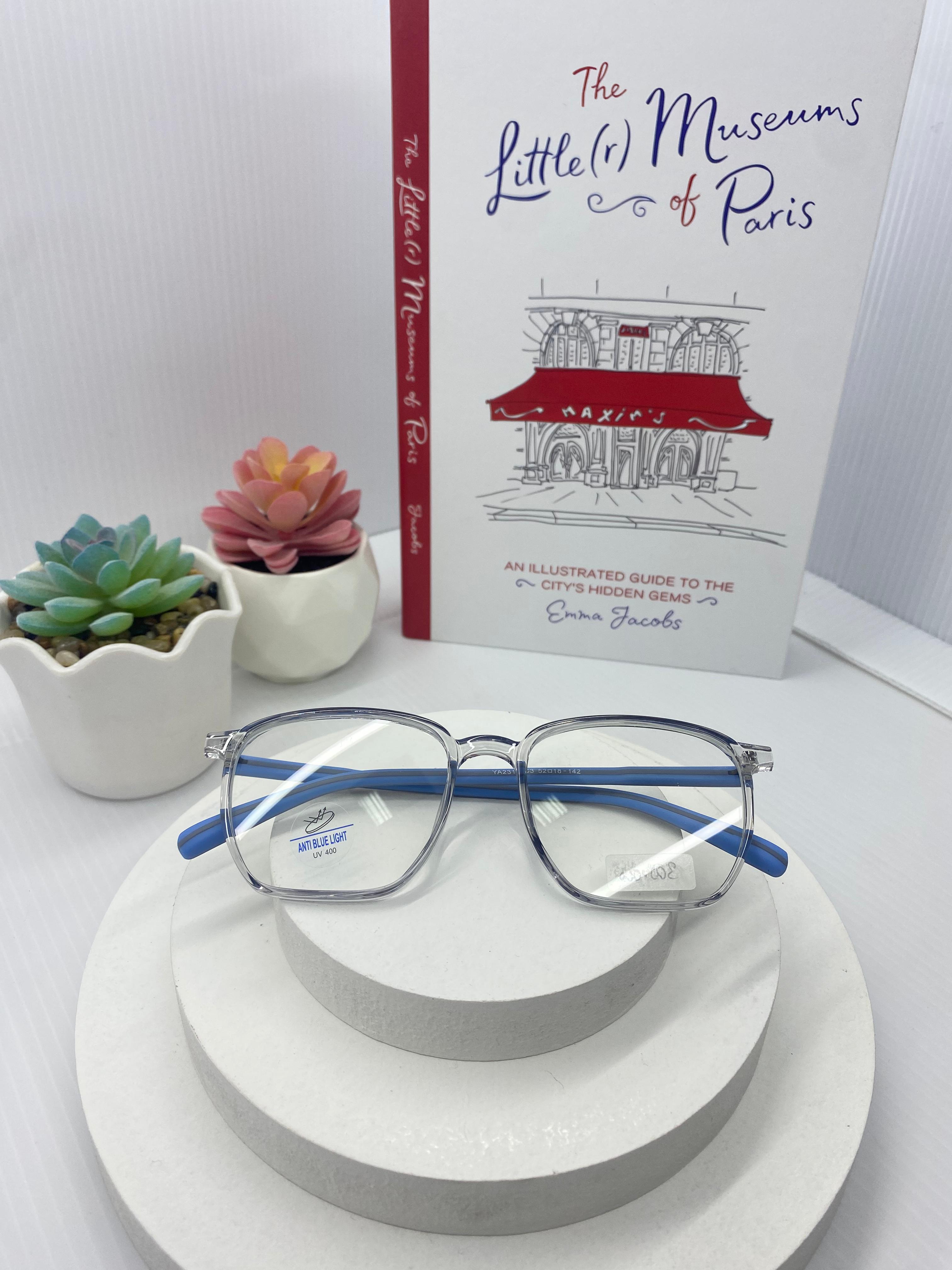 Blue Temple Eyeglasses