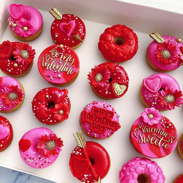 Valentine's Day Themed Donuts