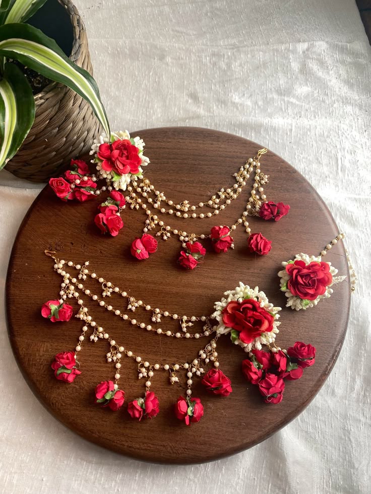 Floral Jewelry Set