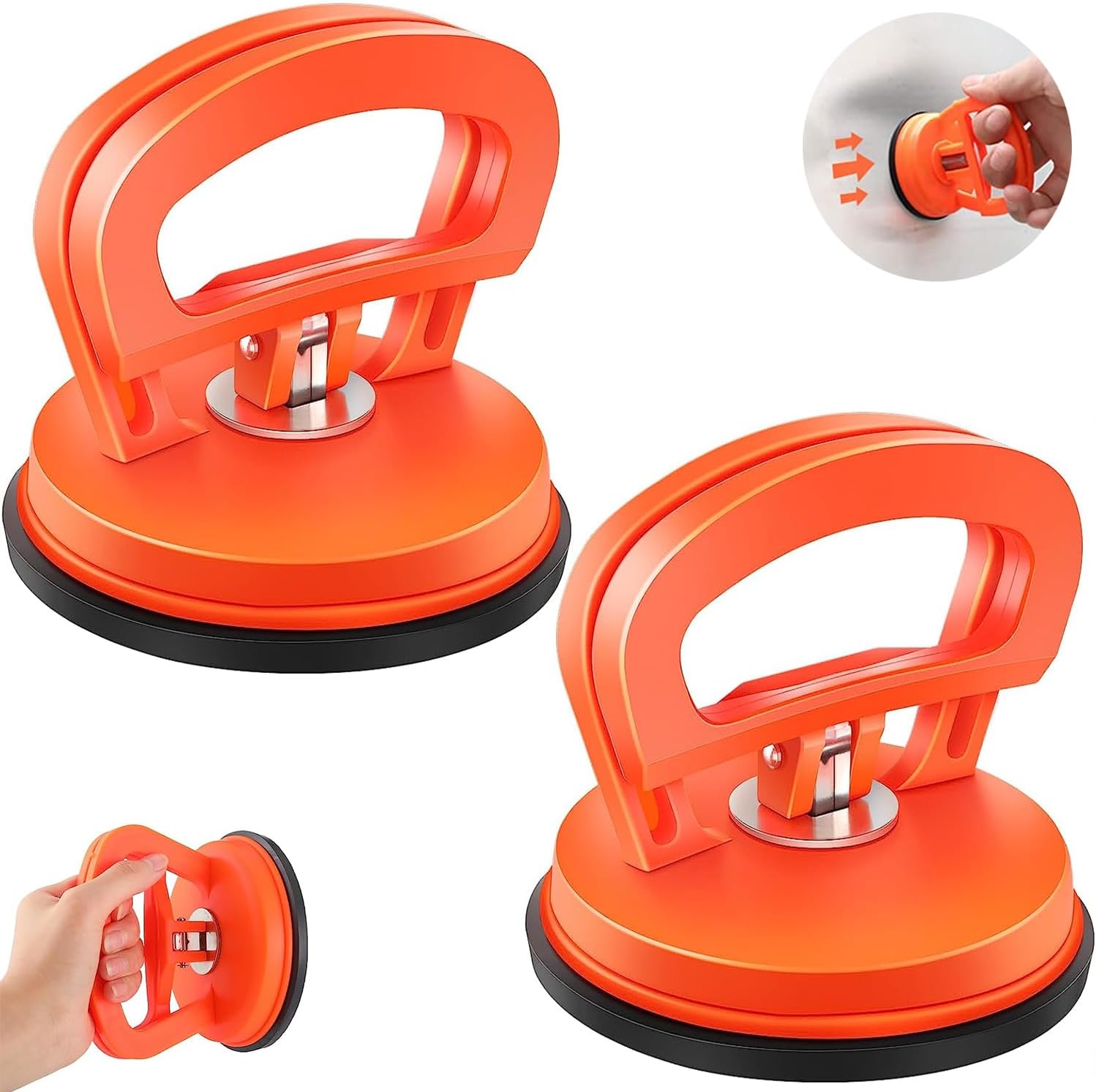 Dent Puller, 2 Pack Car Dent Puller, Suction Cup Dent Puller Handle Lifter, Powerful Car Dent Remover, Dent Removal Kit and Dent Repair Puller for Car Dent Repair,Screen,Tiles,Glass and Objects Moving