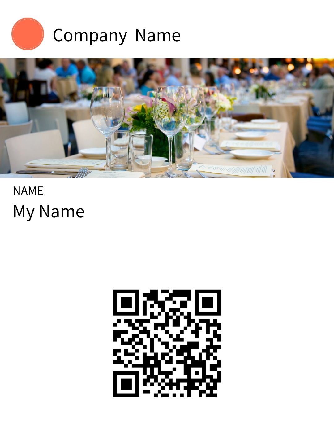 Restaurant｜電子卡片專門店