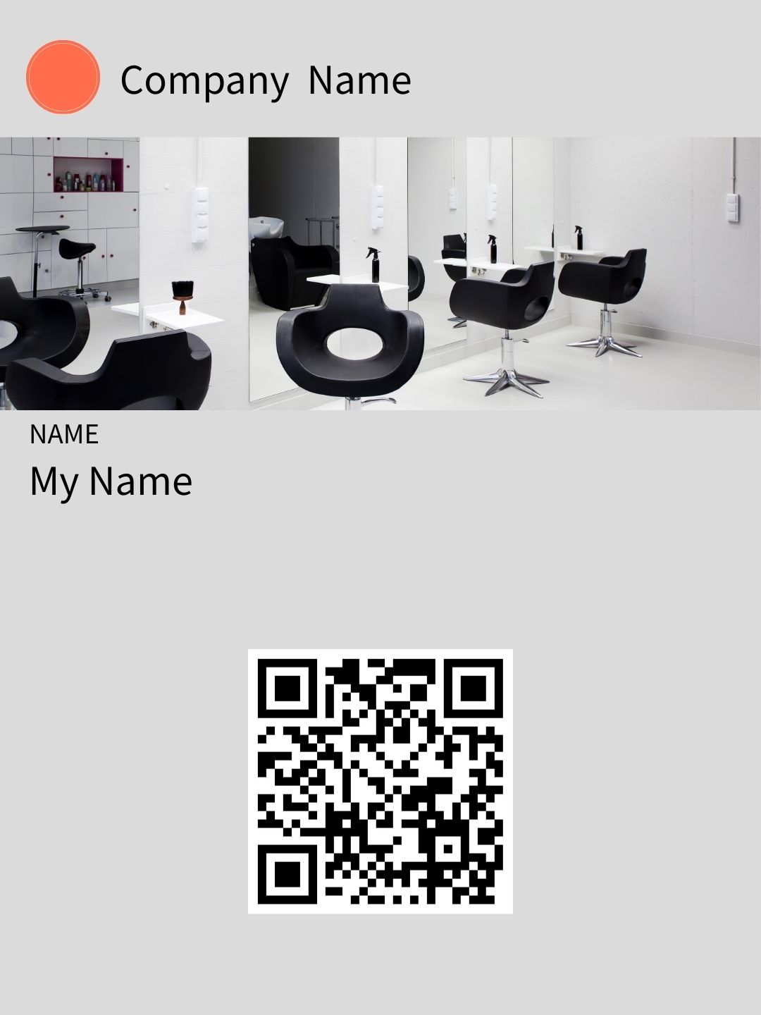  Hair salon｜電子卡片專門店
