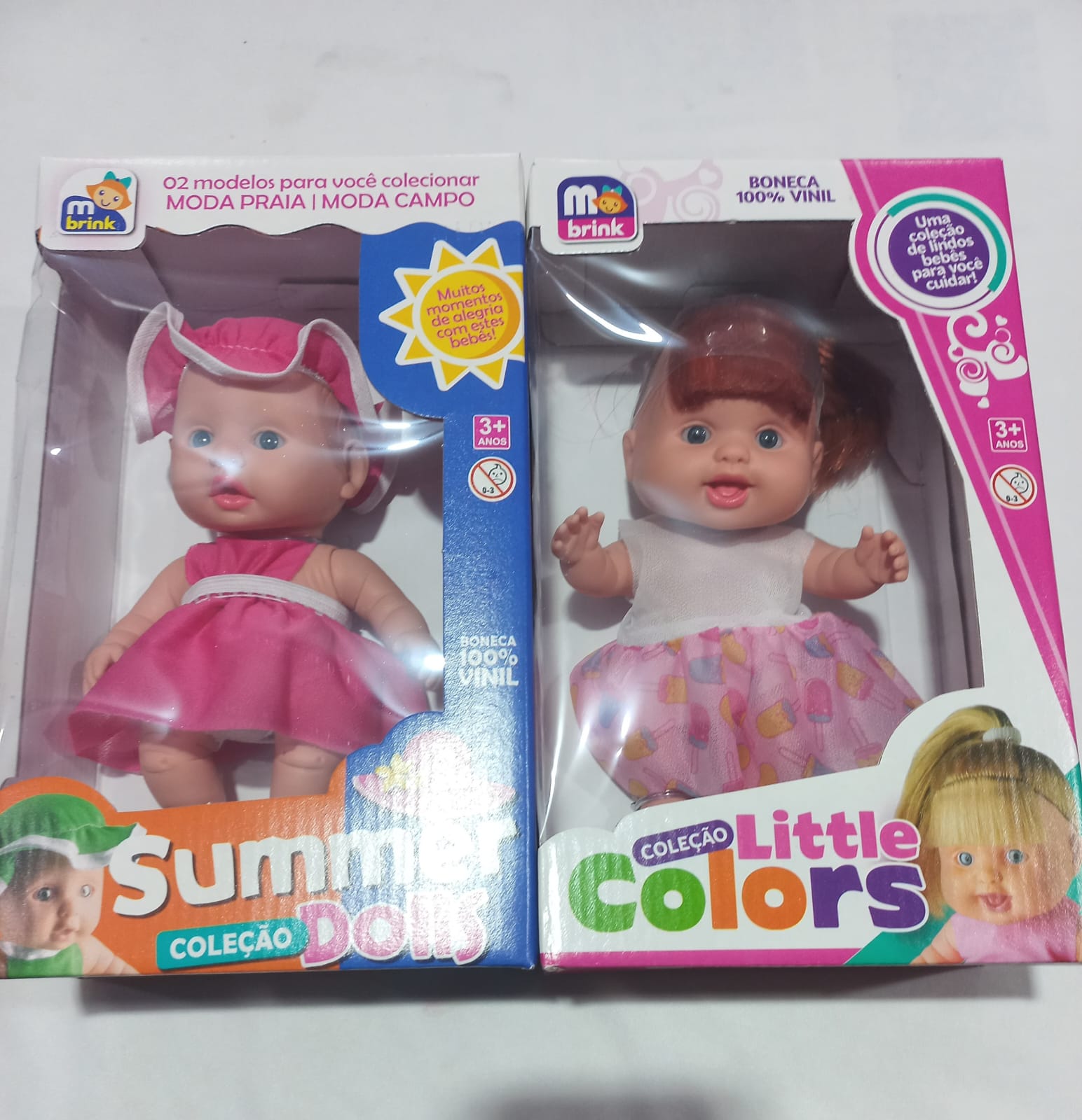 Bonecas Coleção Summer Doll e Little Colors