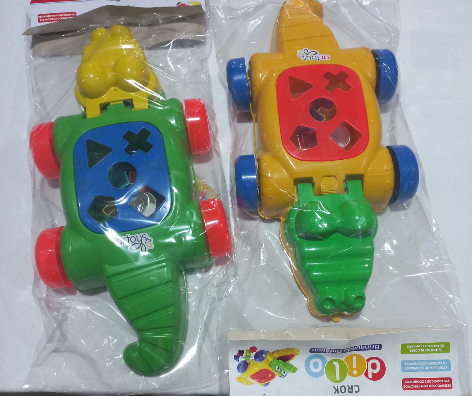 Brinquedo Crocodilo Didático